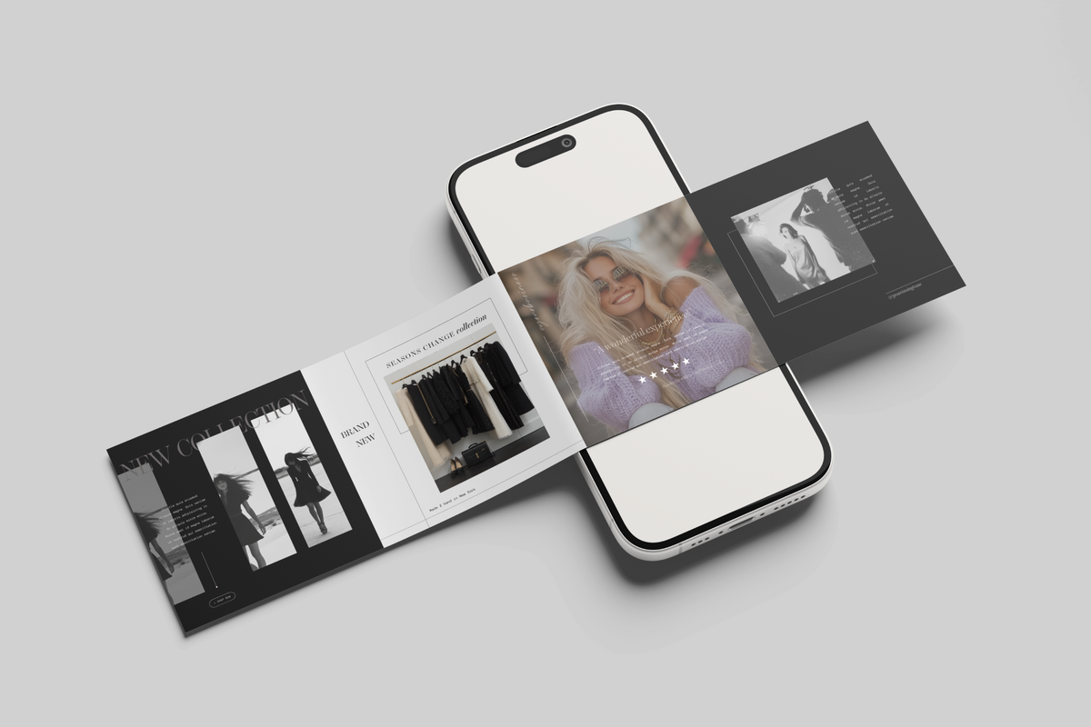 Ella Editorial Minimalist Social Media Kit | Instagram Templates for Coaches, Creatives, Small Businesses + Content Creators