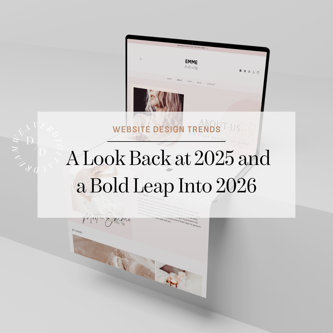 Website Design Trends | A Look Back at 2025 and a Bold Leap Into 2026