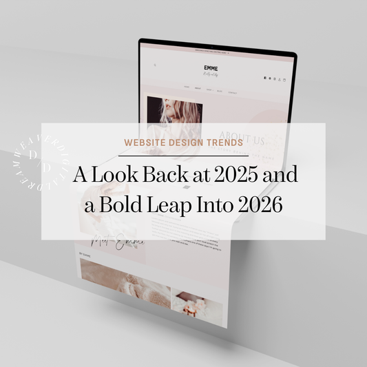 Website Design Trends | A Look Back at 2025 and a Bold Leap Into 2026