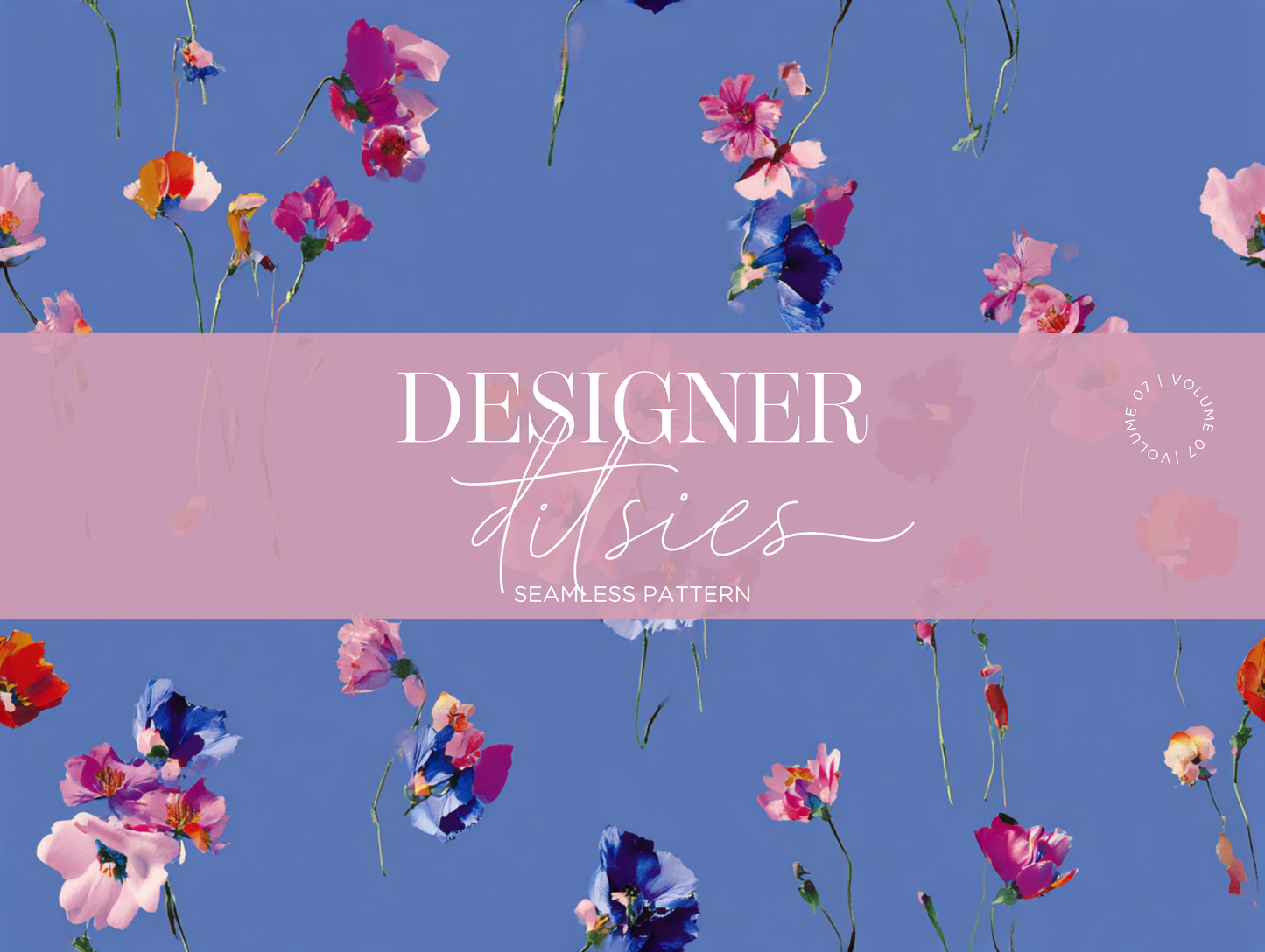 Designer Ditsies Seamless Pattern V. 025