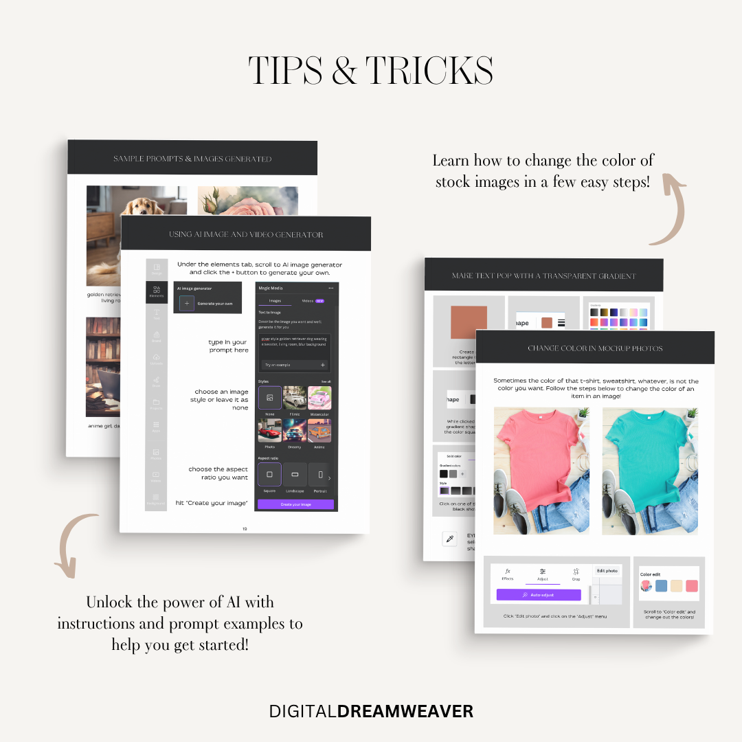 Canva Guide for Beginners & Pros: Learn Design Tips, Tricks & Toolbar Shortcuts