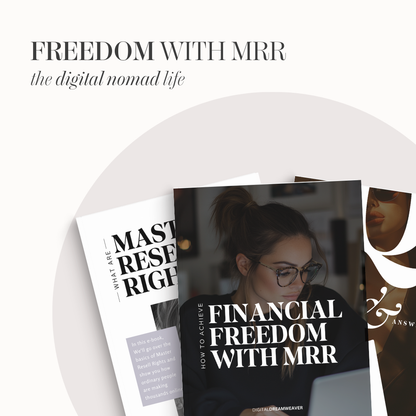Master Resell Rights Guide, Learn Digital Product Business & Passive Income with MRR, How to Achieve Financial Freedom Ebook PDF