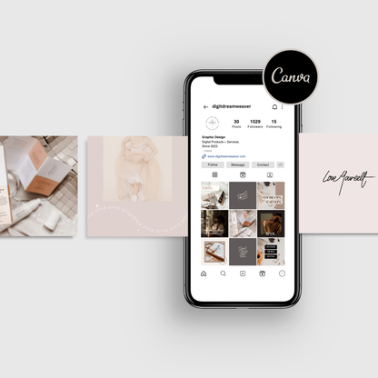 Chai Latté Beige Minimal Clean Aesthetic Instagram Posts
