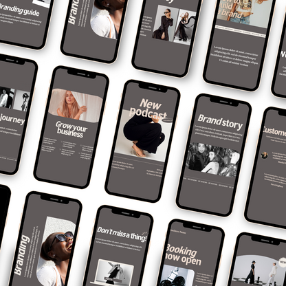 Trés Chic Neutral Minimalist Engagement Content Social Media Kit
