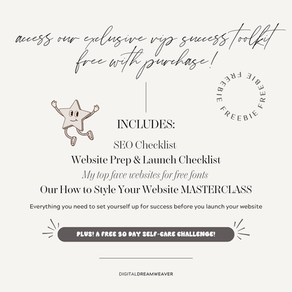 Bianka Squarespace Website Template