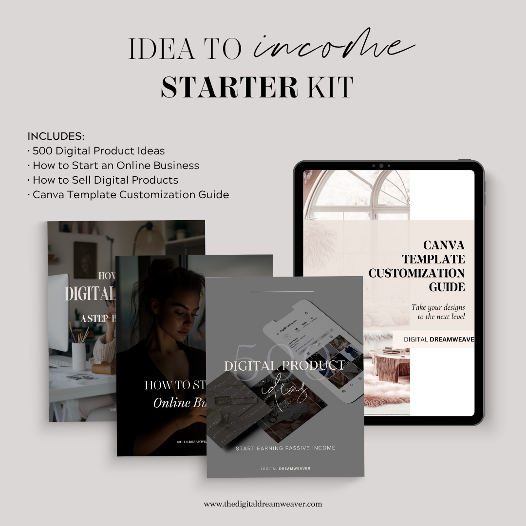 Idea to Income Starter Kit™ | 4-In-1 Digital Business Launch Bundle