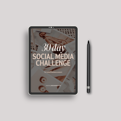 30-Day Social Media Challenge | Grow Your Audience & Boost Engagement | Daily Action Plan for Entrepreneurs