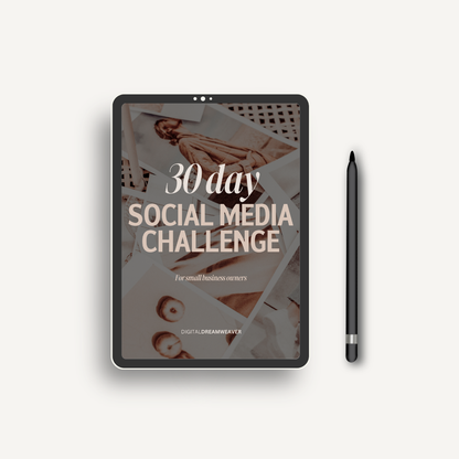 30-Day Social Media Challenge | Grow Your Audience & Boost Engagement | Daily Action Plan for Entrepreneurs