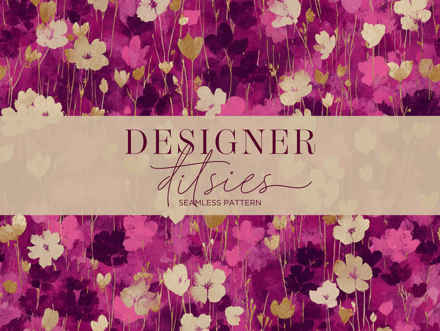 Designer Ditsies Seamless Pattern N. 0025