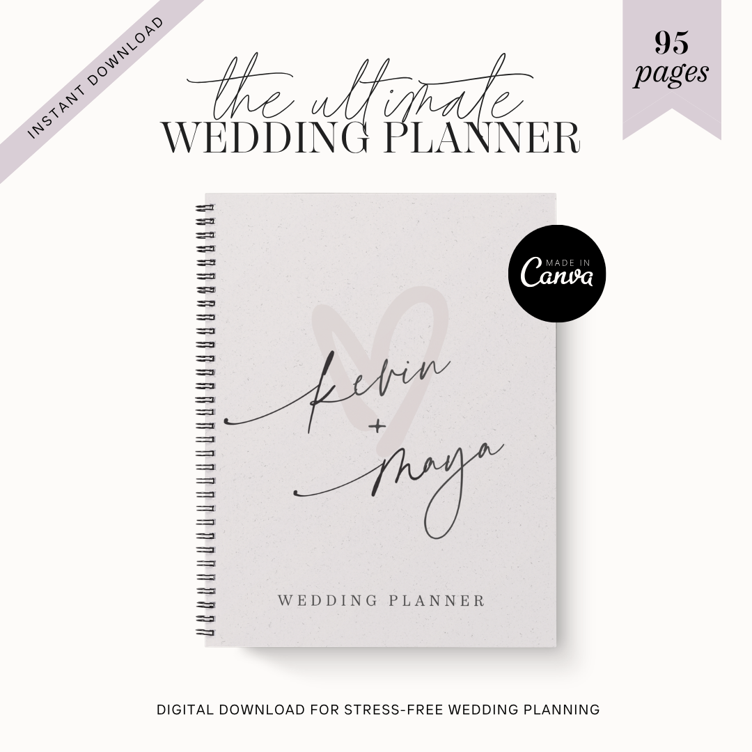 Ultimate Wedding Planner | Digital Download for Stress-Free Wedding Planning