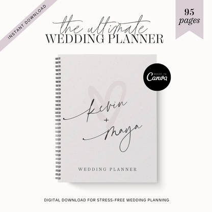 Ultimate Wedding Planner | Digital Download for Stress-Free Wedding Planning