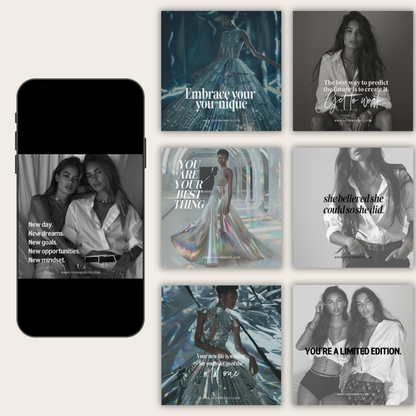 Women's Empowerment Instagram Posts IG Social Media for Women Template