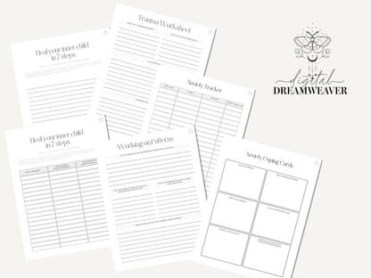 Trauma Processing Workbook | Digital Download | Healing Guide for Emotional Trauma | Self-Help Journal | Mental Health Workbook