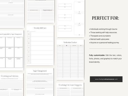 Trauma Processing Workbook | Digital Download | Healing Guide for Emotional Trauma | Self-Help Journal | Mental Health Workbook