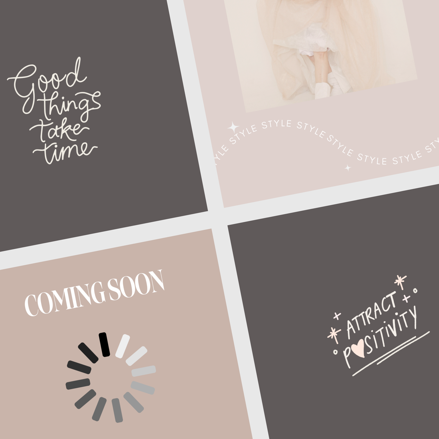Chai Latté Beige Minimal Clean Aesthetic Instagram Posts