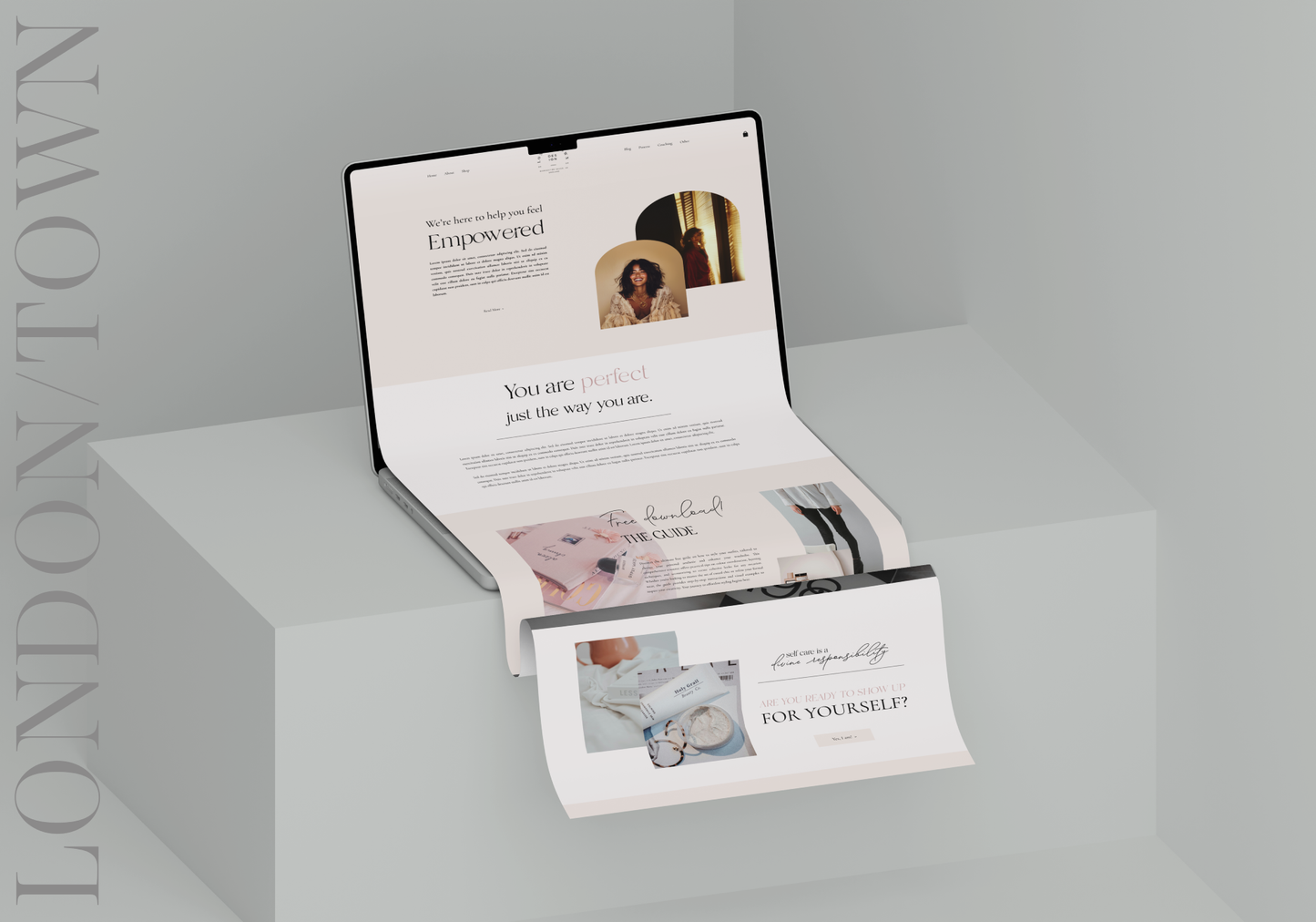 London/Town Squarespace Website Template