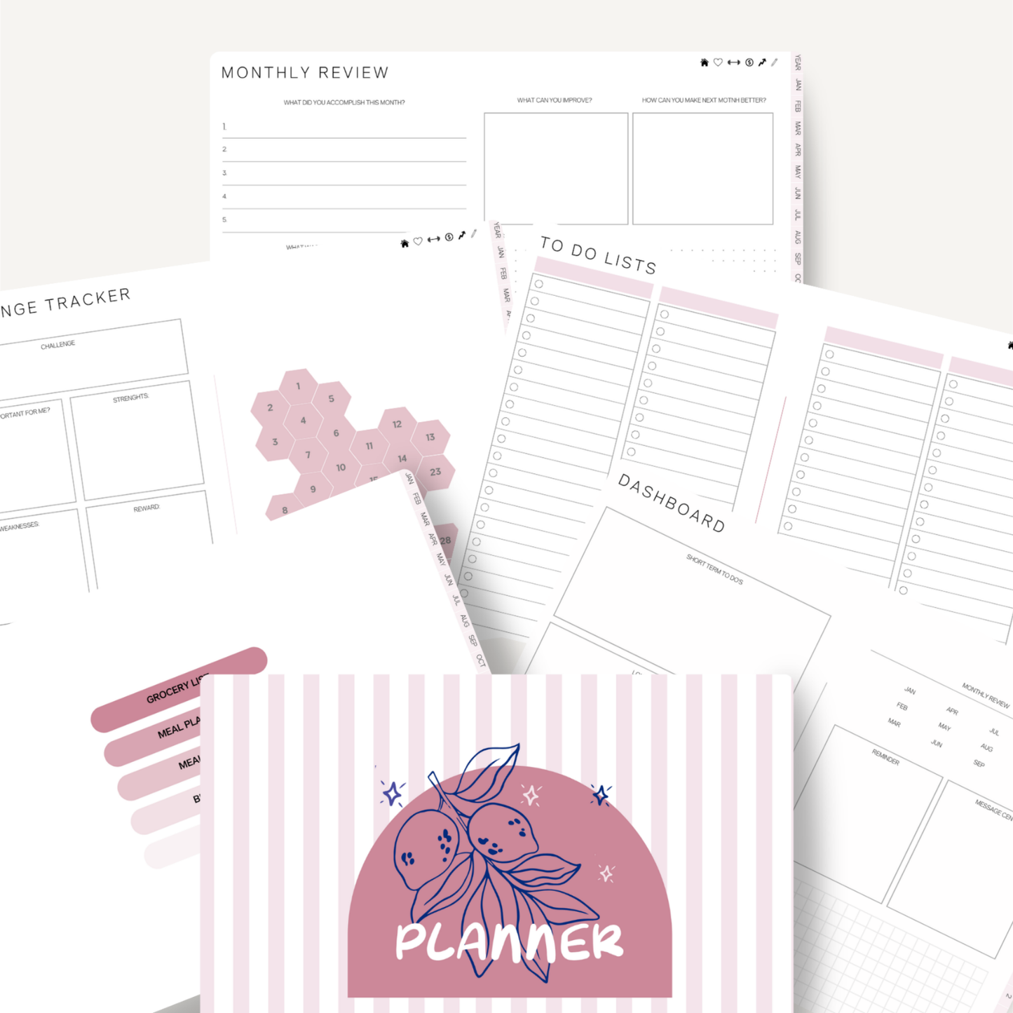 The Modern Minimal Life System — Digital & Printable Planner (Landscape Edition) Printable + Digital Planner | Yearly, Monthly, Weekly + Daily Planner | Goal Setting + Finance Tracker | Productivity + Mindset Binder