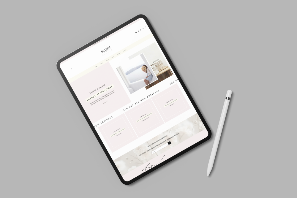Blush | Customizable Website Template for Shopify