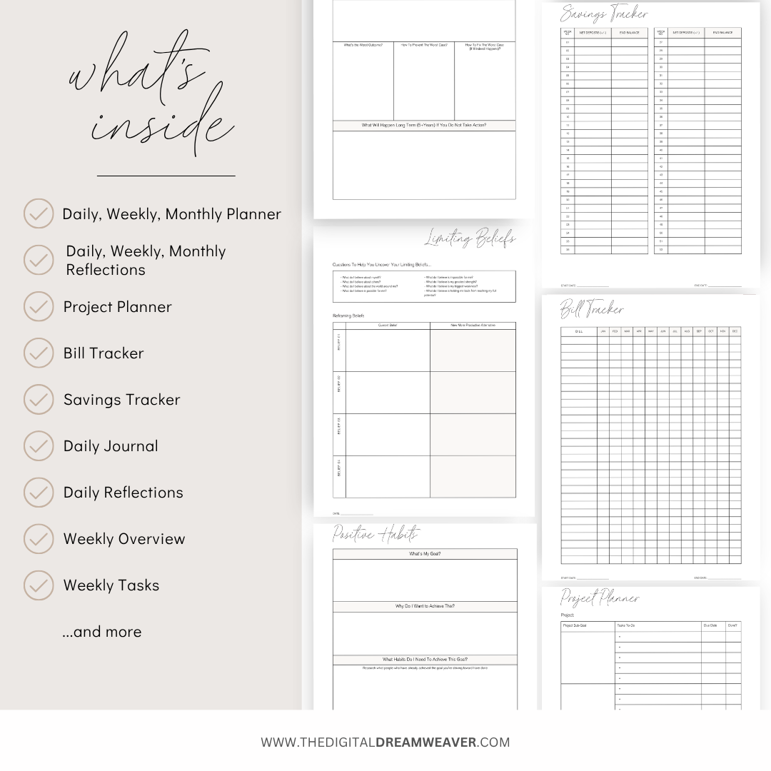 The Capri Daily, Weekly + Monthly Planner with Ikigai (Copy)