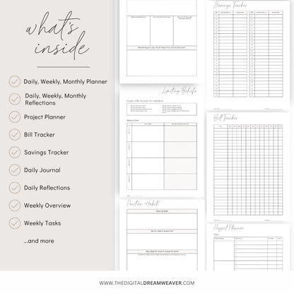 The Capri Daily, Weekly + Monthly Planner with Ikigai (Copy)