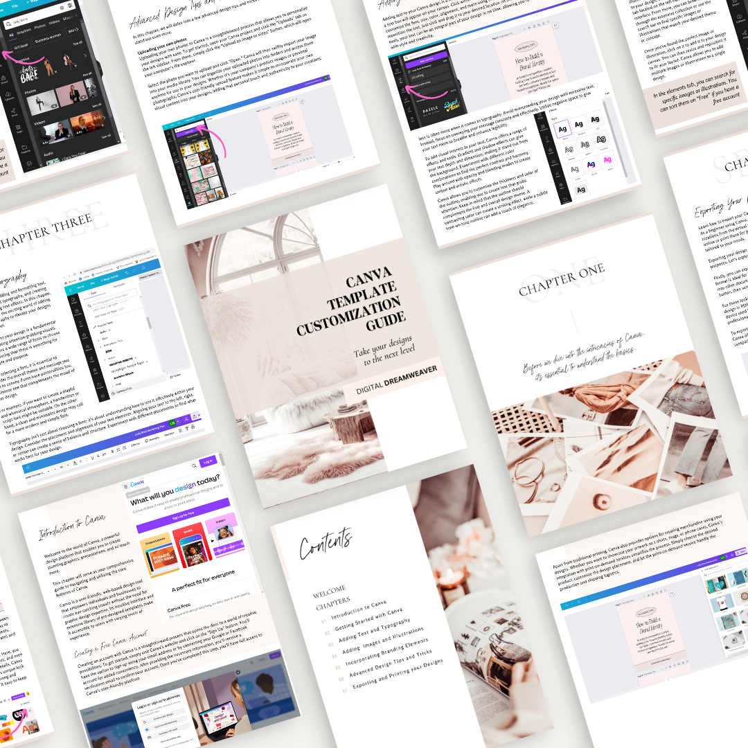 Canva Template Customization Guide eBook | Master Canva Like a Pro (Without Being One)