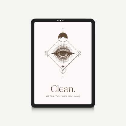 Ultimate Home Cleaning Schedule Planner, 30 Day Declutter Challenge, Deep Clean Master Checklist, Zone Cleaning Digital Tracker PDF