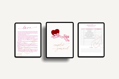 Printable Couples Journal for Relationship Growth, Digital Date Night Planner and Communication Workbook, Meaningful Anniversary Gift Idea