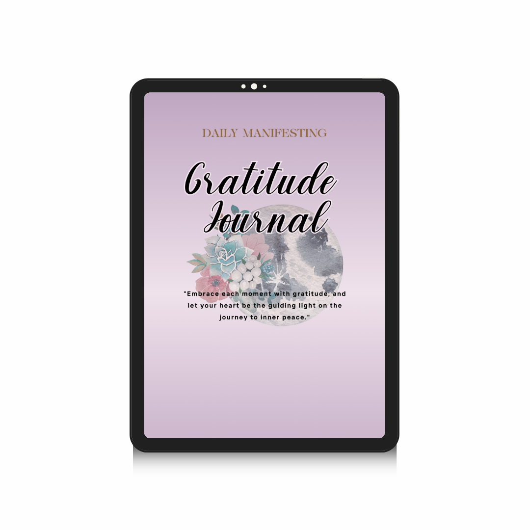 Daily Manifesting & Gratitude Journal | Law of Attraction, Intentional Living, and Mindful Goal Setting