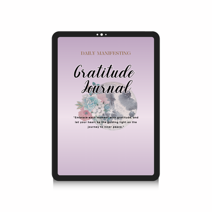 Daily Manifesting & Gratitude Journal | Law of Attraction, Intentional Living, and Mindful Goal Setting