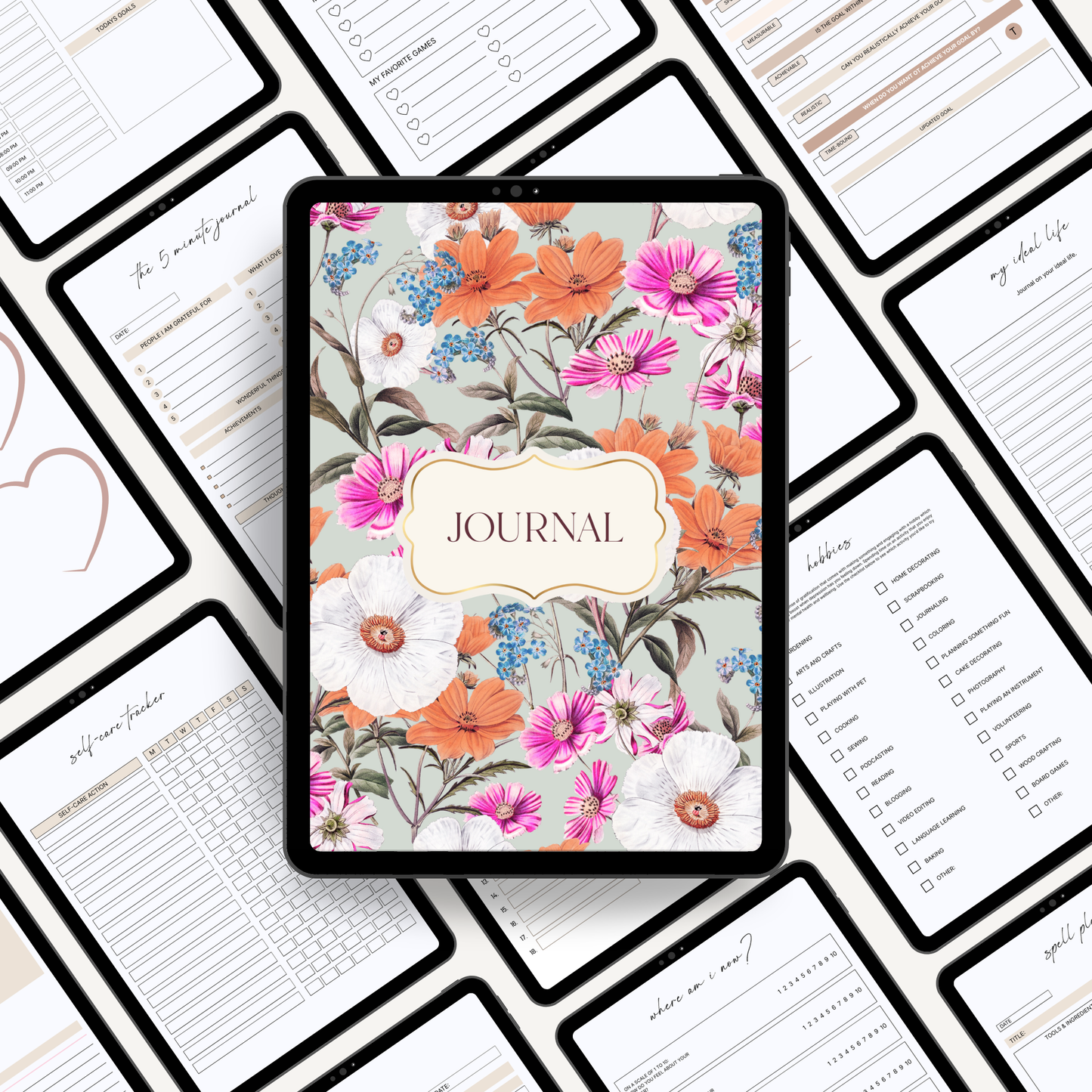 Dream Life Self Care Journal | Daily Wellness & Gratitude Planner | Mindfulness, Reflection & Positivity Workbook