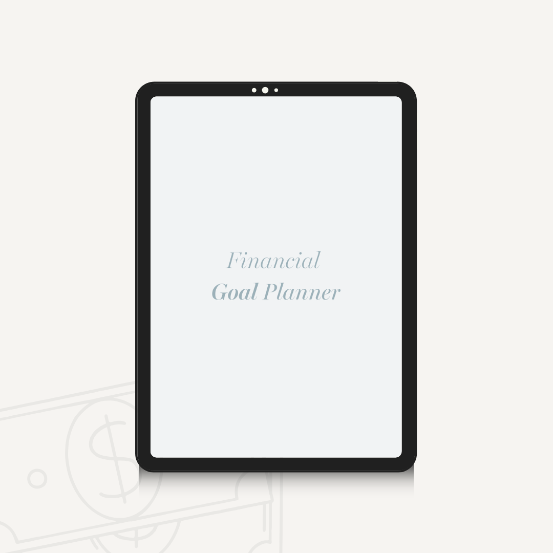 2026 2027 Financial Goal Planner and Monthly Budget Spreadsheet, Digital Wealth Tracker with Self Care Intentions, Minimalist Money Journal