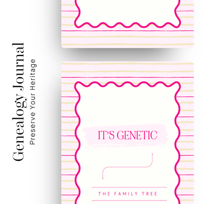 Genealogy Planner Printable, Family Tree Workbook, Ancestor Research Tracker, DNA Record Keeper, Storytelling Heirloom Book, Digital Download