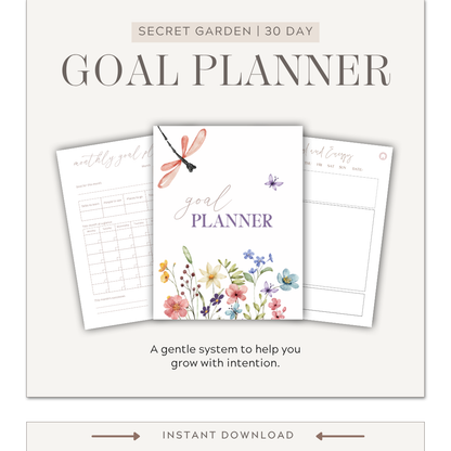 Secret Garden Goal Planner