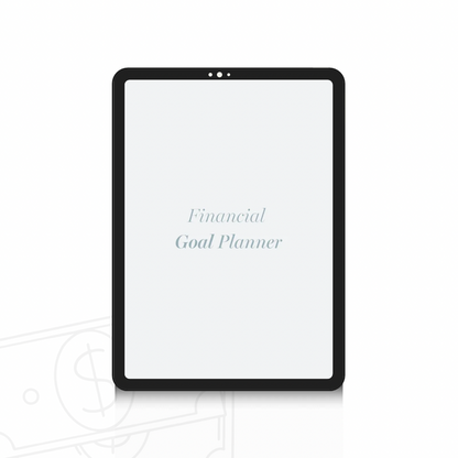 2026-2027 Financial Goal Planner and Monthly Budget Spreadsheet, Digital Wealth Tracker with Self Care Intentions, Minimalist Money Journal