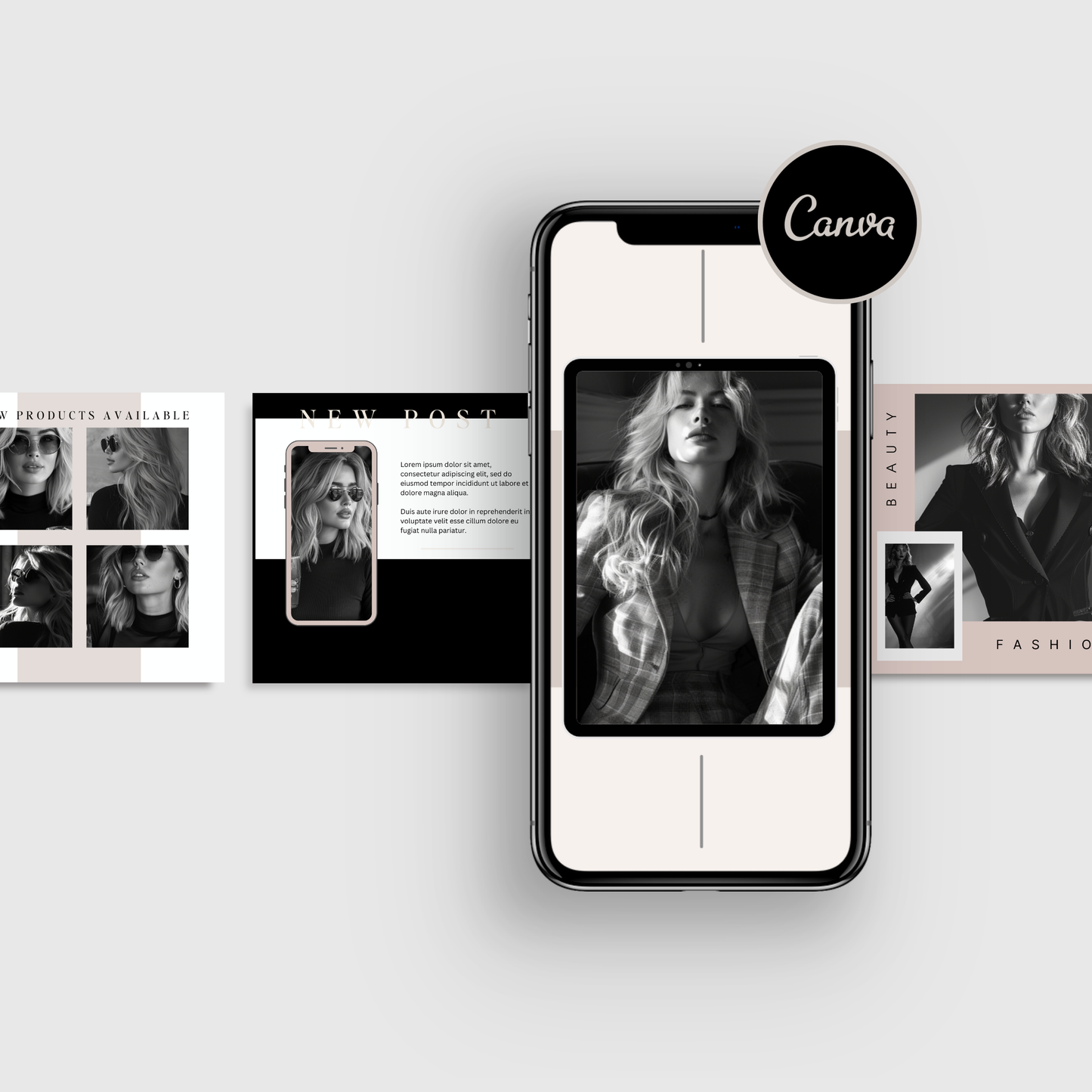 Boutique Fashion Instagram IG Posts, Social Media Template for Fashion