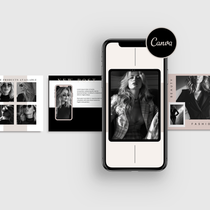 Boutique Fashion Instagram IG Posts, Social Media Template for Fashion