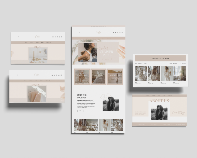 Delia Shopify Template