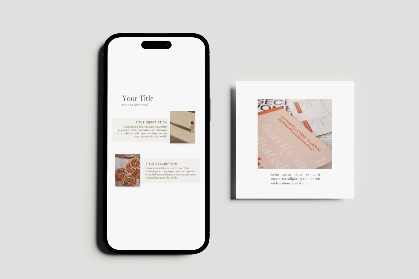 Jordan | 200 Clean + Minimalist Instagram Post Templates, edit in Canva