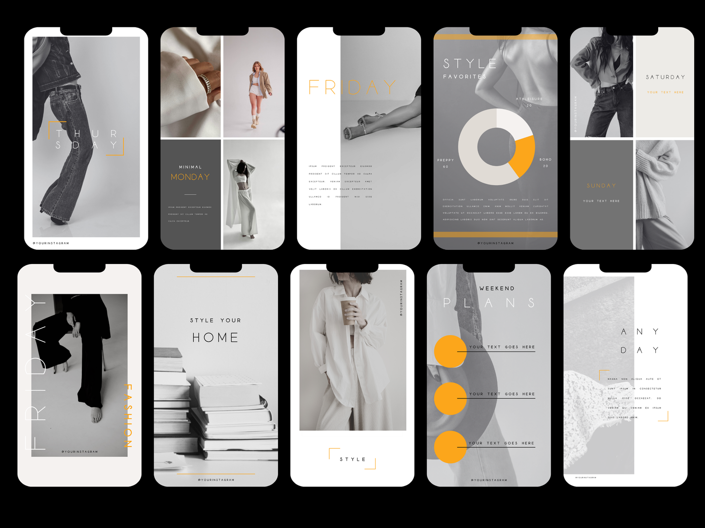 Lexington | OOTD Fashion Social Media Kit for Instagram