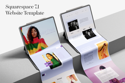 LILLY Squarespace Website Template