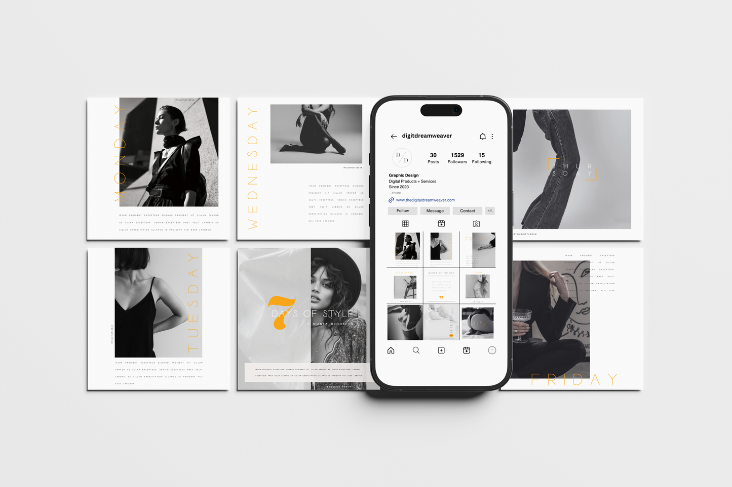 Lexington | OOTD Fashion Social Media Kit for Instagram