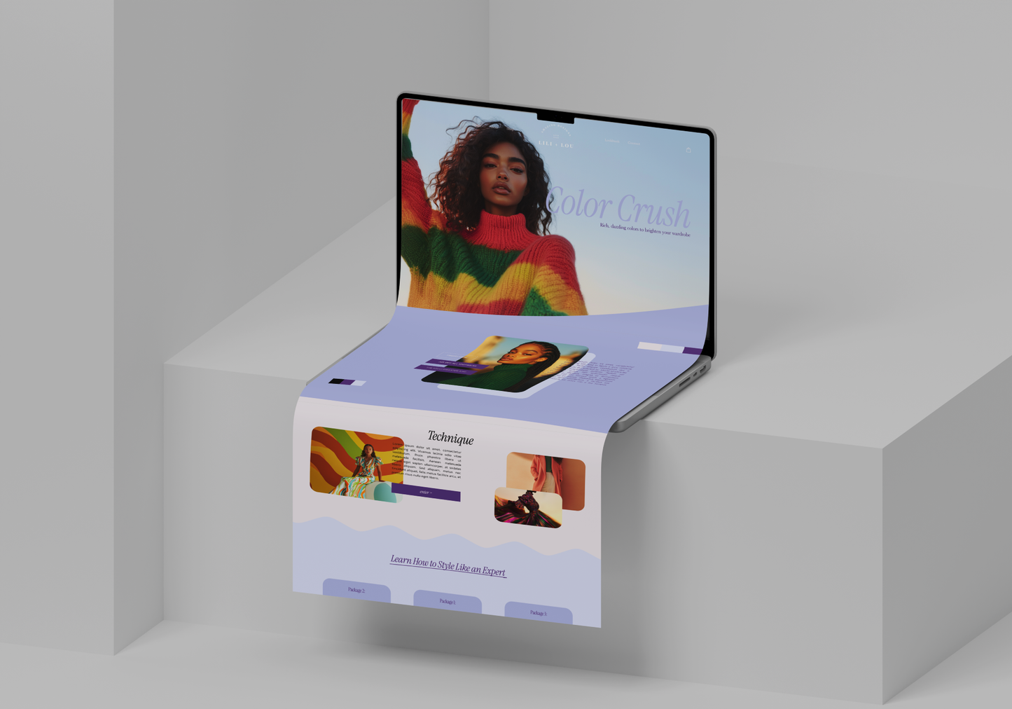 LILLY Squarespace Website Template