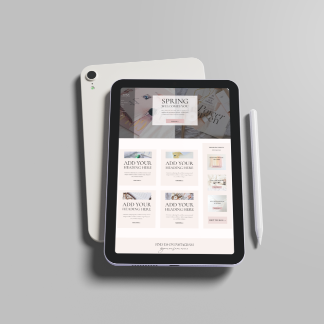 London/Town Squarespace Website Template