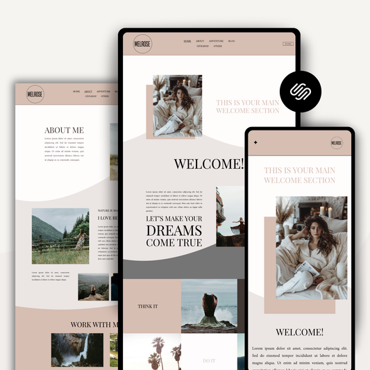 Melrose Squarespace Template