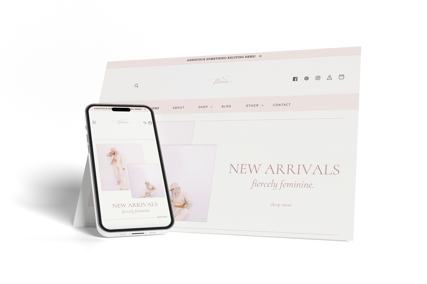 Maeve Shopify Website Template
