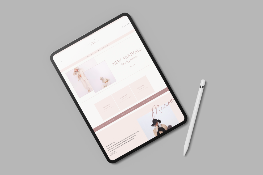 Maeve Shopify Website Template