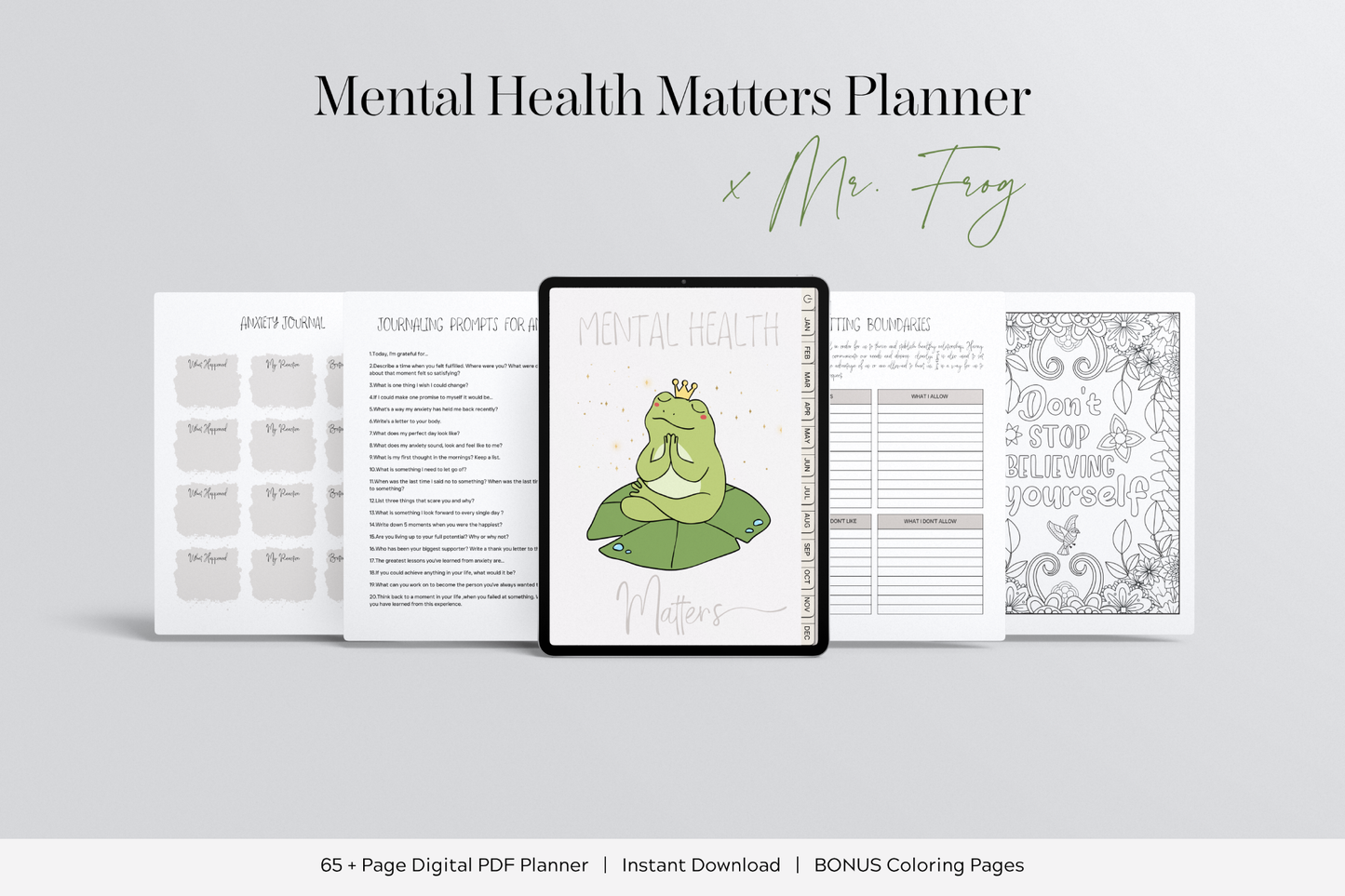 Mental Health Matters Planner