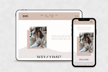 Melrose Squarespace Template