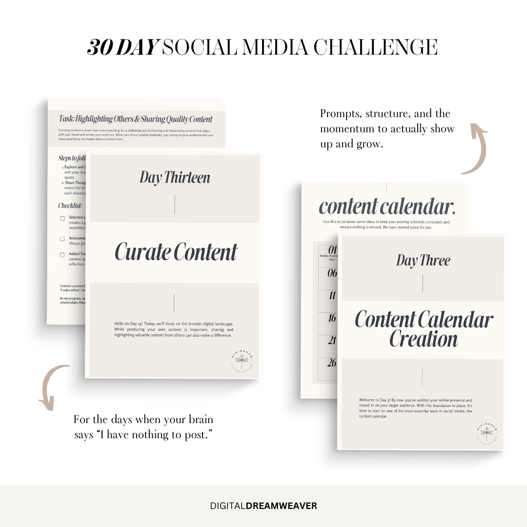 30-Day Social Media Challenge | Grow Your Audience & Boost Engagement | Daily Action Plan for Entrepreneurs
