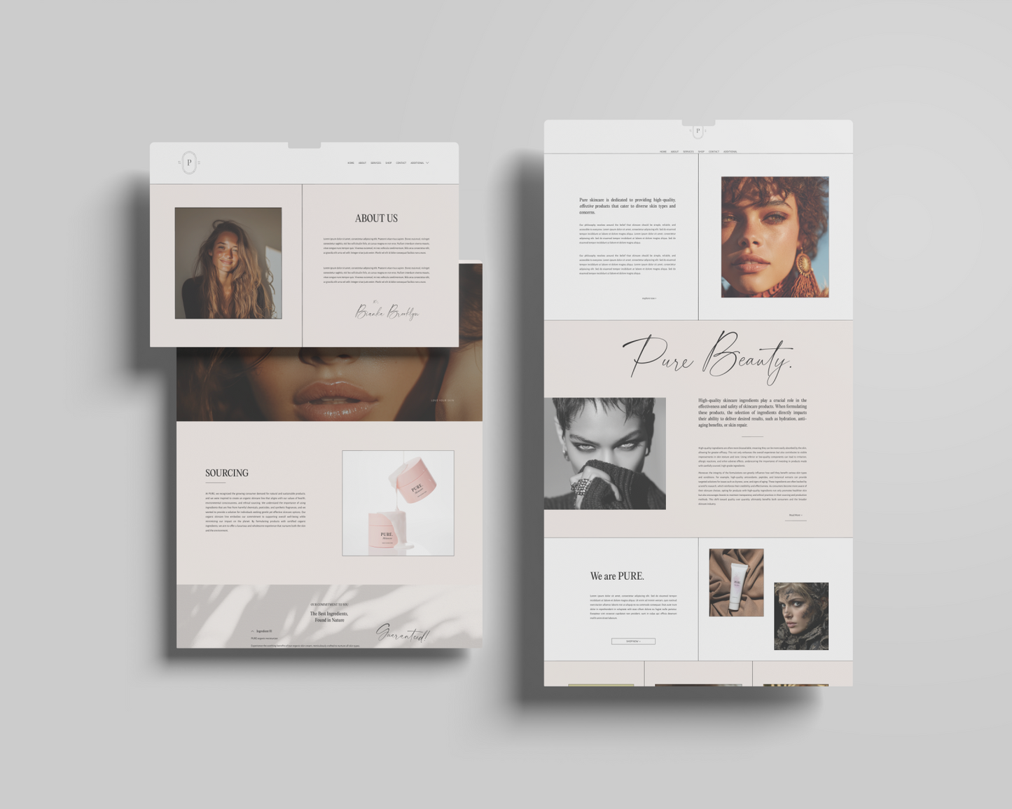 PURE Squarespace Template